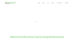 Desktop Screenshot of mclennannonprofits.org